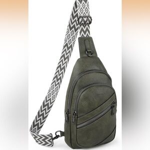 Olive Green Sling Bag